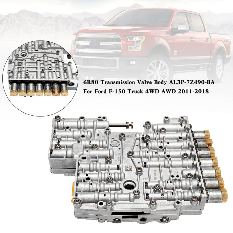 Ford F-150 Truck 4WD AWD 11-2018 6R80 Vaihteistoventtiilin runko AL3P-7Z490-BA