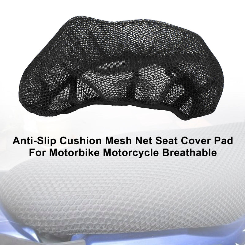 Funda de red para asiento de malla resistente al calor Universal XL para motocicleta Scooter moto