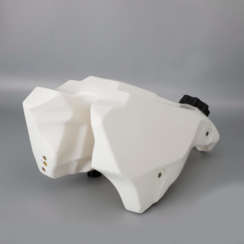 1989-2001 Honda CR500R Drivstoff Gass Tank & Cap White 3,6 Gal Petcock Ventil Kit