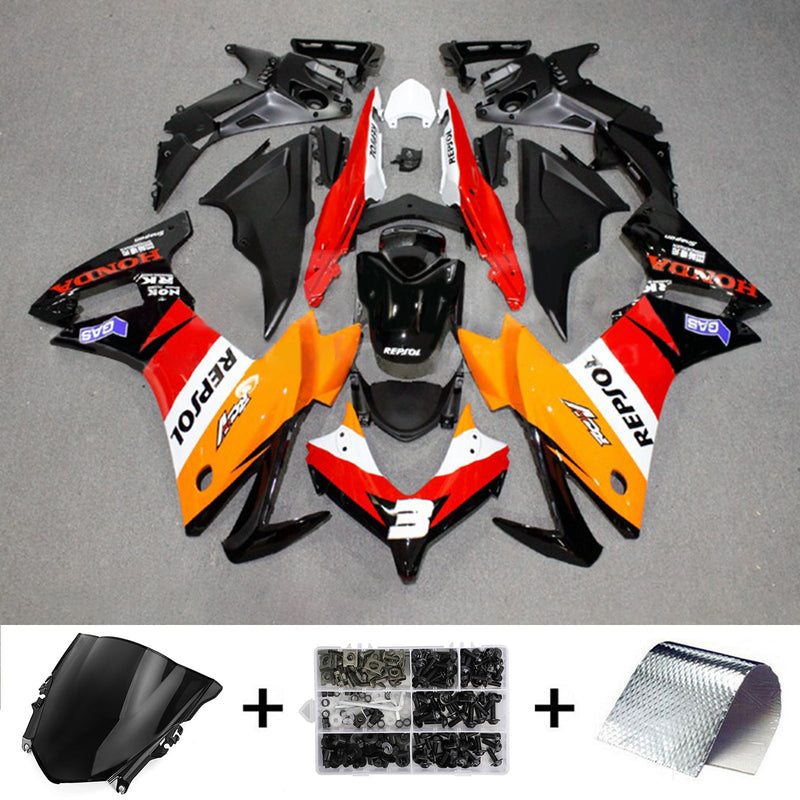 Amotopart Honda CBR500R 2013-2015 suojasarja Muovi ABS