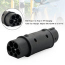 SAE Typ 2 až Typ 1 EV nabíjecí kabel Adaptér nabíječky do auta IEC 62196 2 až J1772