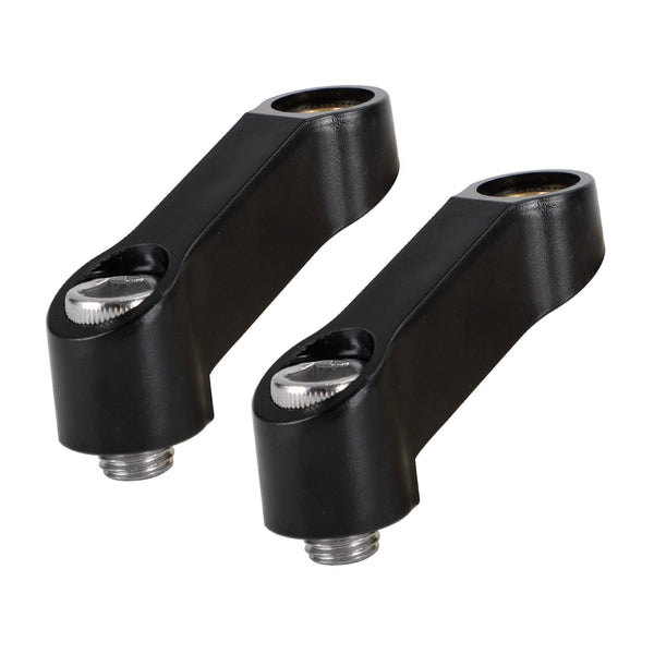 Motorrad-Kunststoff-Spiegelverlängerung-Riser-Verlängerung Schwarz 10 mm - M10 für Yamaha