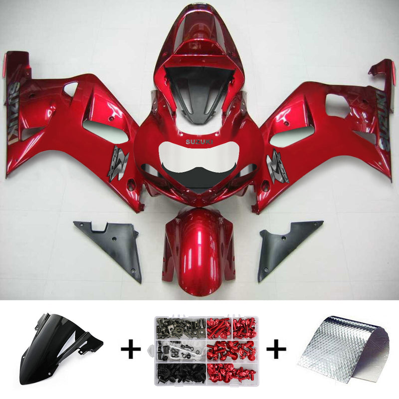 Zestaw owiewek Suzuki GSXR750 2001-2003, korpus, tworzywo sztuczne, ABS