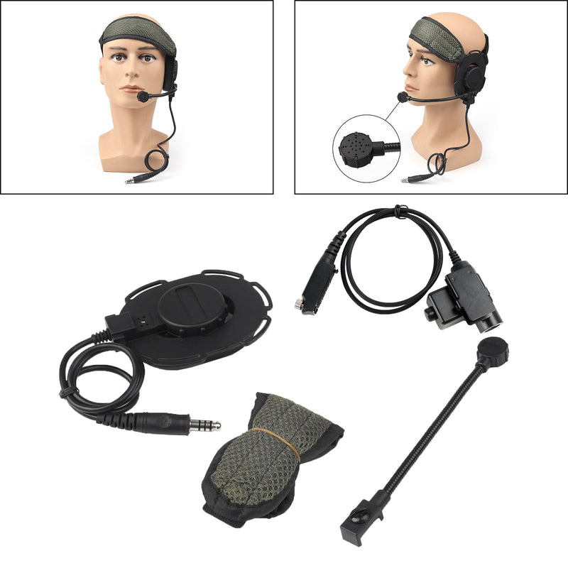 Z Tactical HD03 Bowman Elite II Headset för Sepura STP8000 STP8030 STP8035