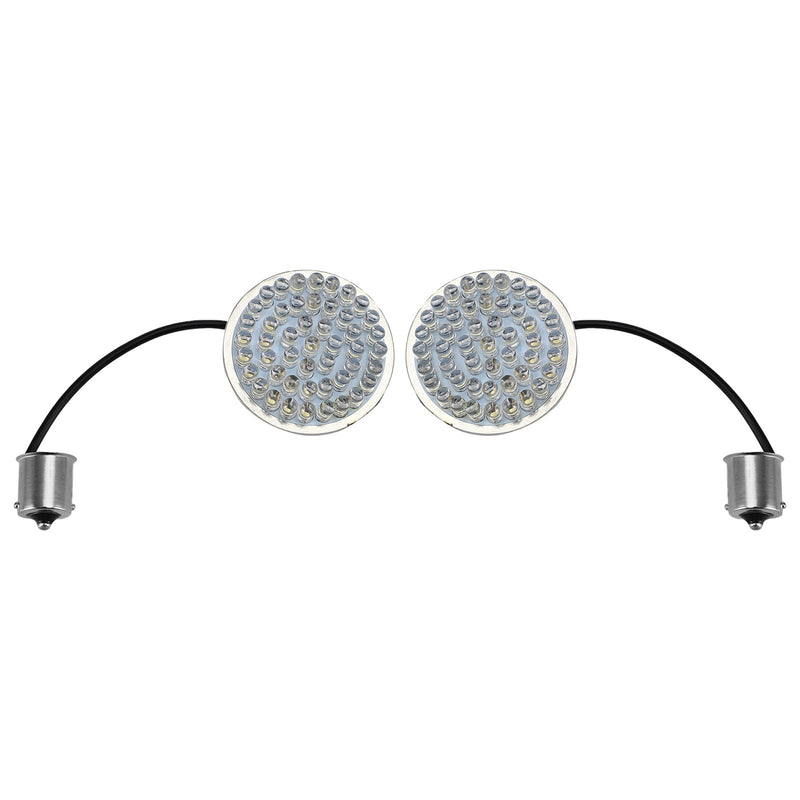 1156 bak LED-blinklys innfelte lys for Dyna Touring Street Road Glide 883 Generisk