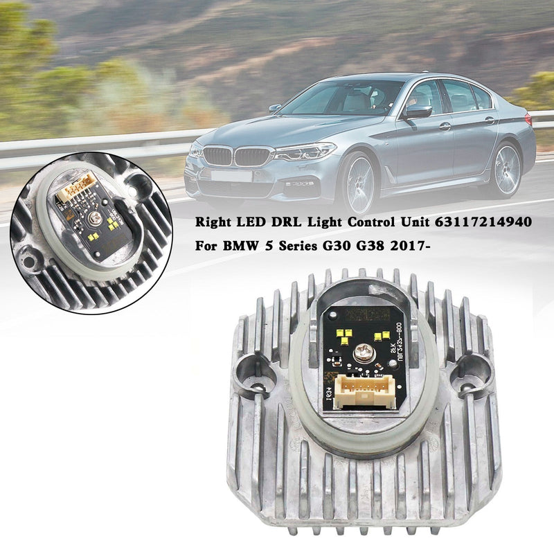 BMW Serie 5 G30 G38 2017- Centralita luz diurna LED derecha 63117214940 Para