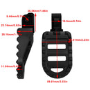 Sportster S Breakout Lower Rider Softail Slim Fußrasten hinten Fußraste