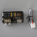 Adaptador de altavoz estéreo estéreo RCA TD-22 de 12V con altavoz estéreo de bajo convertidor