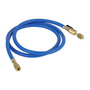 3x HVAC 1/4" SAE 600 PSI ladeslanger med afspærringsventil AC kølemiddel R134A