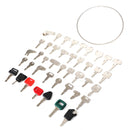 42 Zündschlüsselsatz für schwere Baumaschinen für Case Komatsu JD JCB Kubota