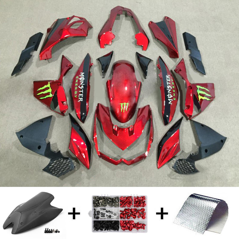 Amotopart suojasarja Kawasaki Z1000 2010-2013 Kori muovi ABS