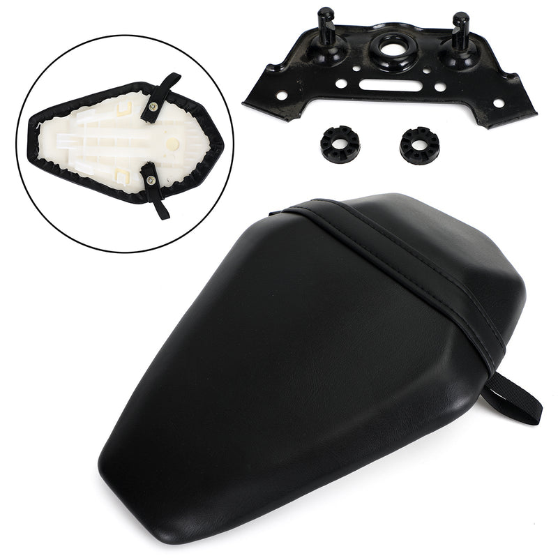 Hinteren Sitzplatz Black Kissen fit für Kawasaki ZX-10R ZX 10R 2016-2020