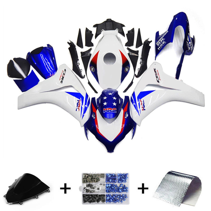 Amotopart Honda CBR1000RR 2008-2011 kåpesett Body Plastic ABS