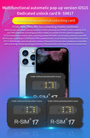 Upgrade karty RSIM 17 Nano Unlock pro iPhone 13 Pro 12 Pro Max X XS Max 8 iOS 15