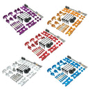Kovové 1/12 1/14 RC sady autodílů pro Wltoys 144001 144002 124016 124017 124018