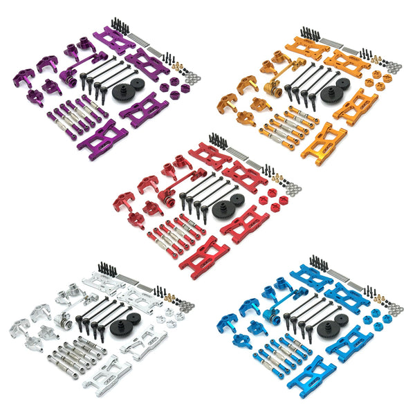 Kits de peças de carro de metal 1/12 1/14 RC para Wltoys 144001 144002 124016 124017 124018