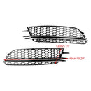 Audi A6 4G C7 2012-2015 2PCS Front Fog Light Cover Bezel Bumper GrilleAuto &amp; Motorrad: Teile, Auto-Ersatz- &amp; -Reparaturteile, Karosserieteile!