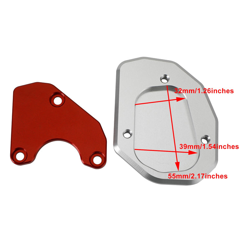 2021 2022 Trident 660 Stand Enlarge Plate Pad