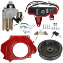 Electric Start Kit Starter Ignition Fan Cover für Honda GX160 GX200 Schwungrad-Kit