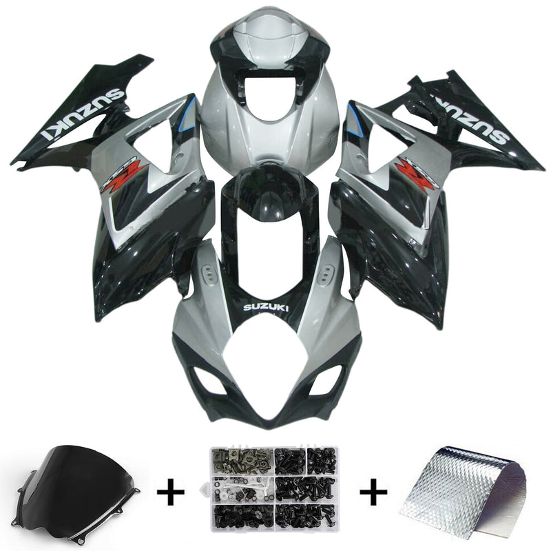 Amotopart Suzuki GSXR1000 2007-2008 K7 kåpesett Body Plastic ABS