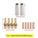 11 stk MB15 15AK 15 AK Tip 0,8mm 0,03" Dyseholder MIG-200 MIG Gun