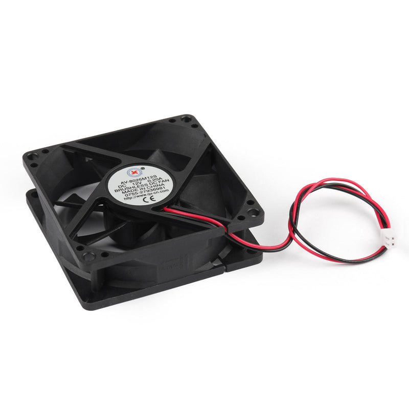 10 STÜCKE DC Brushless Cooling PC Computerlüfter 12 V 8025s 80 x 80 x 25 mm 0,2 A 2-poliger Draht