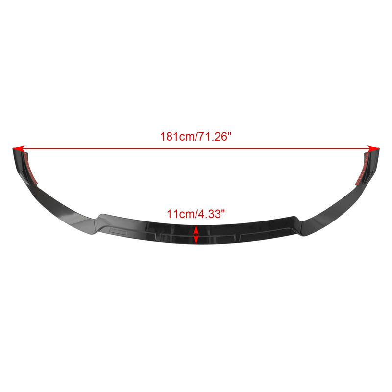 Lábio divisor frontal adequado para Mercedes Benz Classe C W205 C205 2019-2021 Estilo Brabus