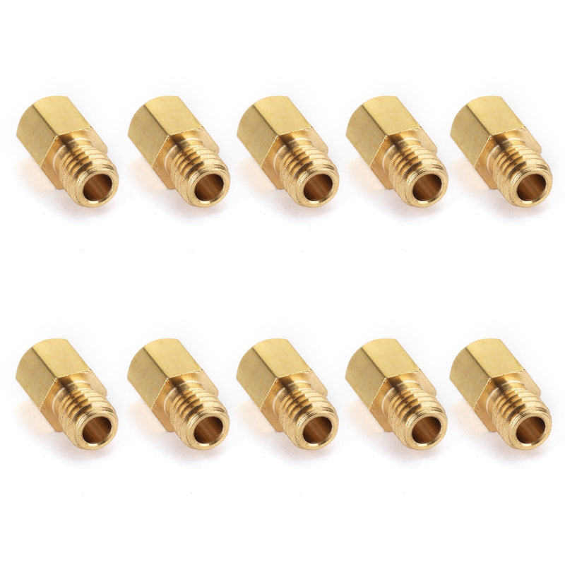 10pcs Hex-Typ-Hauptjets für Mikuni VM/TM/TMX Vergaser 200-290 220 250 4/042