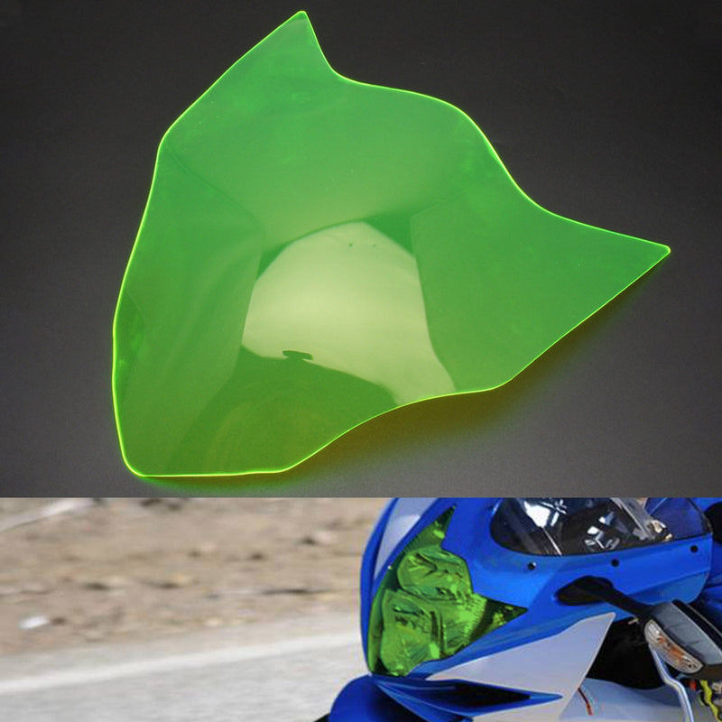 Protector cristal faro delantero compatible con Suzuki GSX-R 600 GSX-R 600 14-20 Ahumado Generic