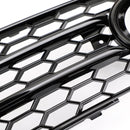 A4 S-LINE S4 2008–2012 Audi Honeycomb Style Nebelscheinwerfer Grill Ersatzgitter Stoßstange
