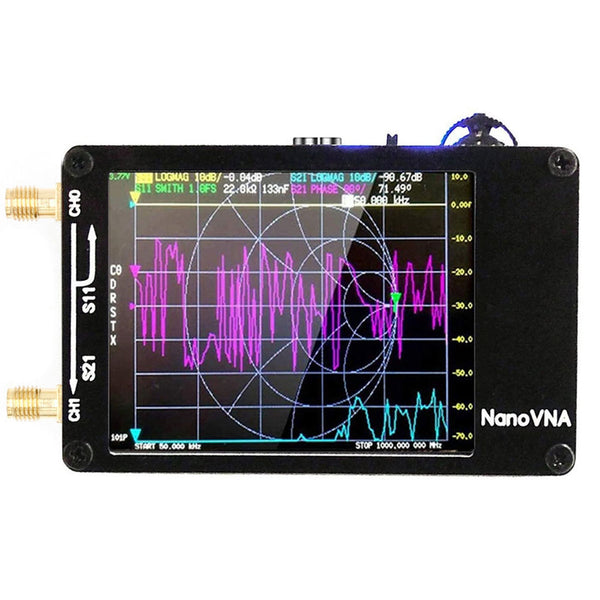 NanoVNA-H Vector Network Antenna Analyzer MF HF VHF UHF-analysaattori SD-korttipaikalla