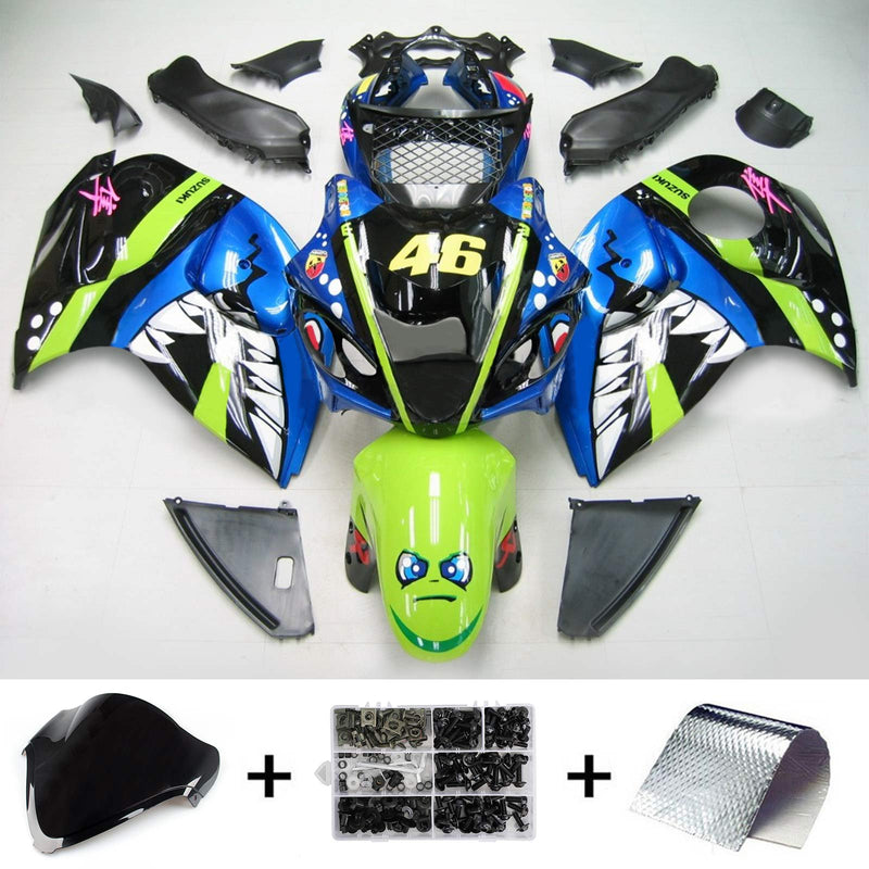 Suzuki Hayabusa GSXR1300 2008–2020 Verkleidungsset, Karosserie, Kunststoff, ABS