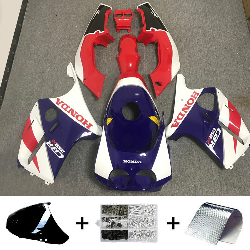 Amotopart Honda CBR250RR MC22 1990-1998 Fairing Sett Body Plastic ABS