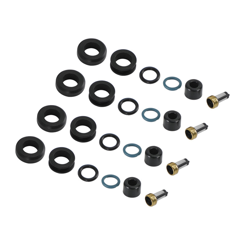 Kit de junta de reparo de injetor de combustível 4PCS 1001-87F90 adequado para Toyota Corolla 1.8L adequado para Lotus