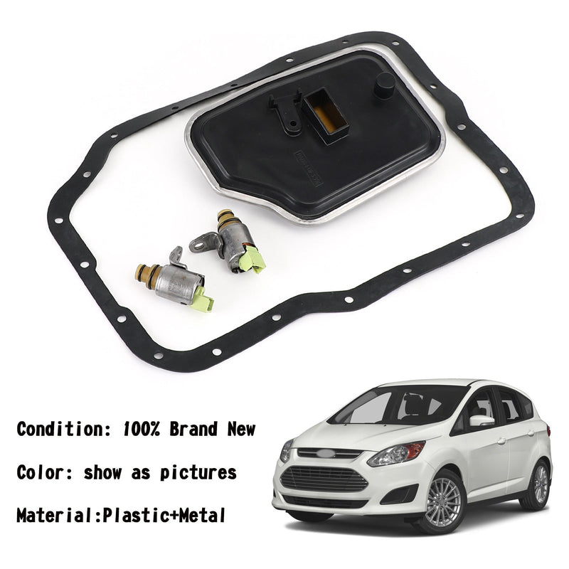 2x solenoider & filtre automatgear 4F27E til Ford Focus Mazda Generic