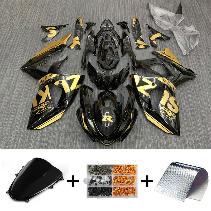 Amotopart Suzuki GSXR1000 2009-2016 K9 kåpa Set Body Plast ABS