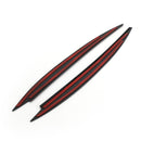 Front Strålkastare Ögonbrynsskydd Trim Svart för VW Golf MK7 Golf R GTI GTD Generic