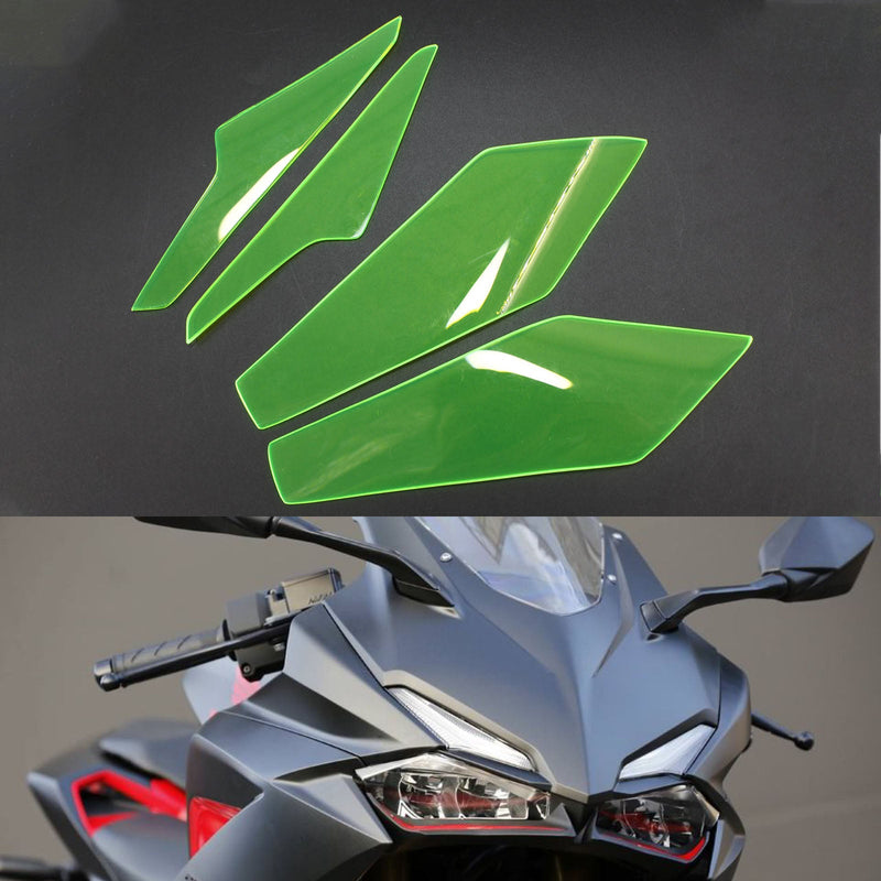 Frontlyktglassbeskyttelsesdeksel passer til Honda Cb250R 2017-2018 Smoke Generic