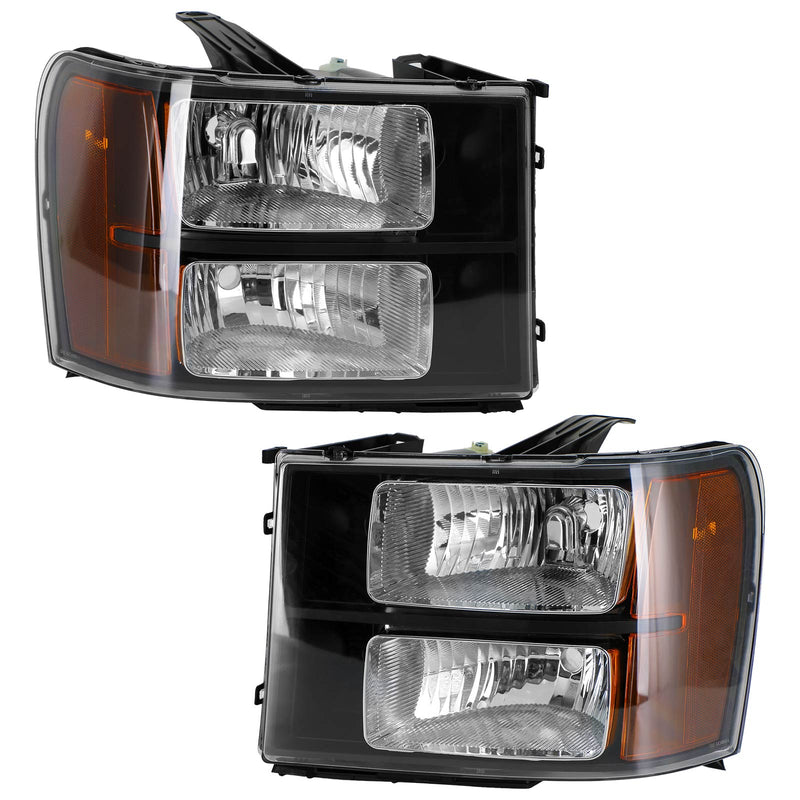 Zespół reflektorów bocznych/lamp dla GMC Sierra 1500 2500HD 3500HD 2007-2014 Generic