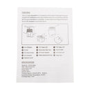 Mini desumidificador portátil de 500ml para umidade/mofo/umidade em casa, extremamente silencioso