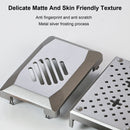 Caja protectora Silver Shadow Shell Raspberry pi5, material ABS, control de velocidad, ventilador