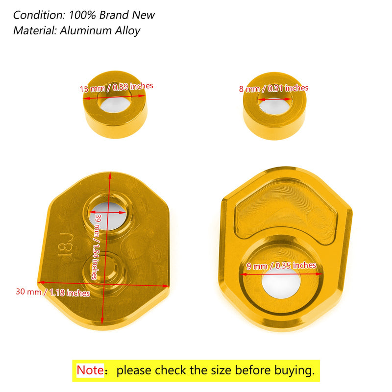 Aluminiowe dystanse adaptera kierunkowskazów do Hondy MSX125 MSX125SF Generic