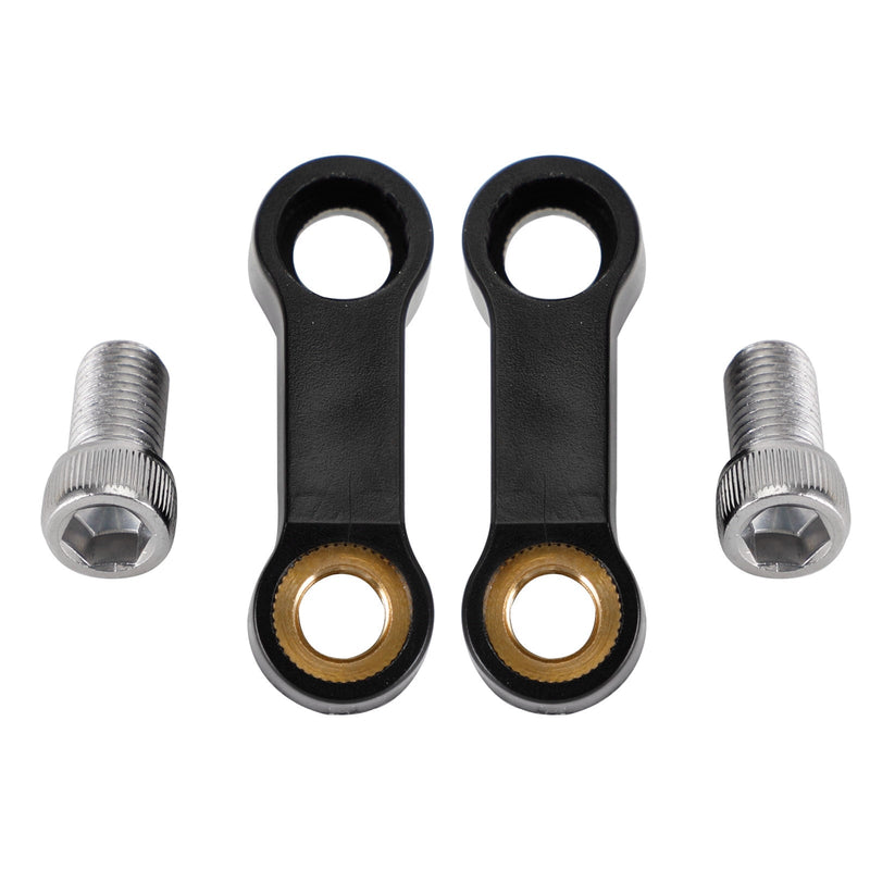 Motorrad-Kunststoff-Spiegelverlängerung-Riser-Verlängerung Schwarz 10 mm - M10 für Yamaha