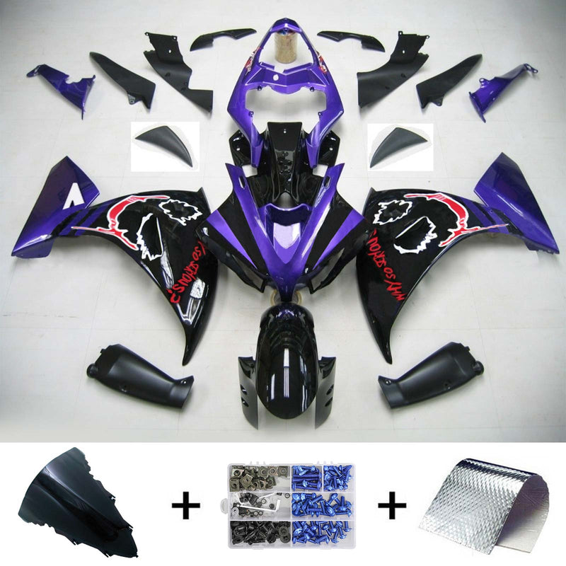 Kåpesett for Yamaha YZF 1000 R1 2009-2011 Generisk