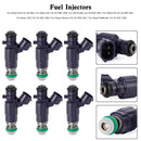 6 szt. Wtryskiwaczy paliwa FBJC100 Pasuje do Nissan 350Z 2003-04 Pasuje do Infiniti G35 2003-2004