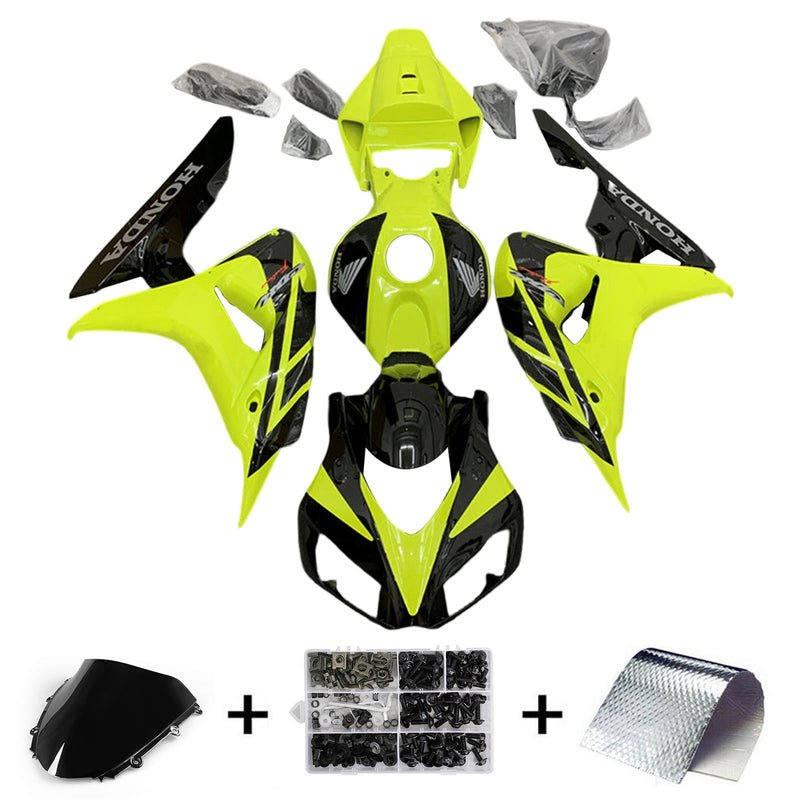 Amotopart Honda CBR1000RR 2006-2007 Juego de carenado Cuerpo Plástico ABS