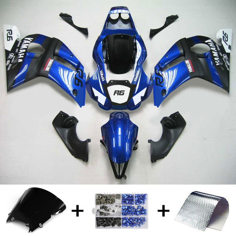 Juego de carenado para Yamaha YZF 600 R6 1998-2002 Genérico