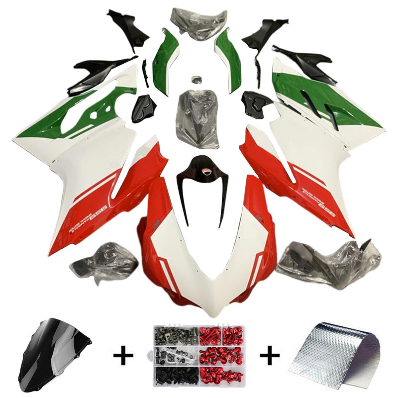 Amotopart kåpa set för Ducati 1299 959 2015-2020, kropp, plast, ABS