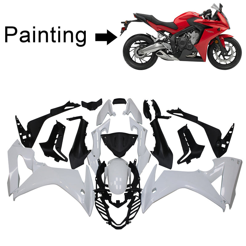 Amotopart kåpa Set för Honda CBR650F 2017-2019 Body Plastic ABS