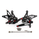 Sistema de apoio para os pés ajustável CNC sistema de apoio para os pés para Kawasaki Ninja Z 1000 2017 Genérico